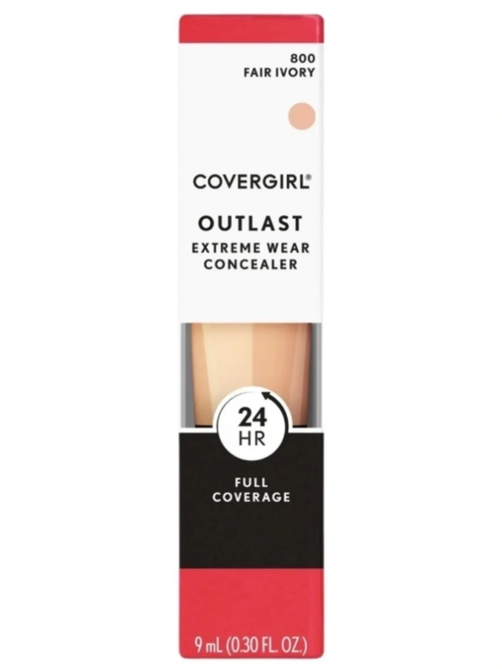 3/$12 CoverGirl 800 Fair Ivory Outlast Extreme Wear Concealer